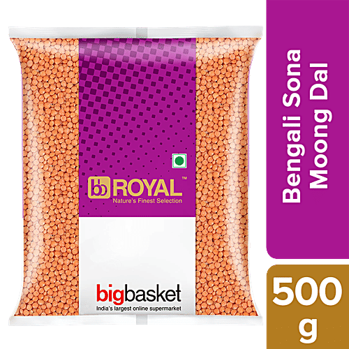bb Royal Bengali Sona Masoor Dal/Mysore Bele, 500 g Pouch 