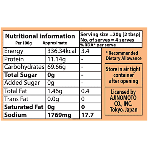 Ajinomoto Hapima Crispy Fry Mix, 80 g