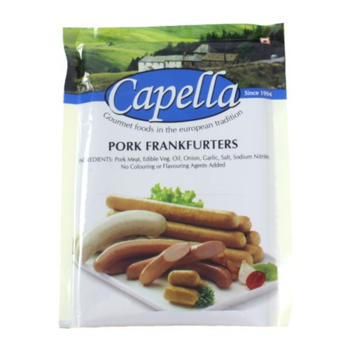 Capella Pork Sausage - Frankfurters, 250 g  No Colouring or Flavouring Agent Added