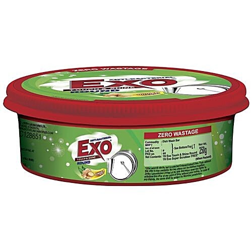 Buy Exo Dish Wash Round Anti Bacterial Withcyclozan 250 Gm Online At