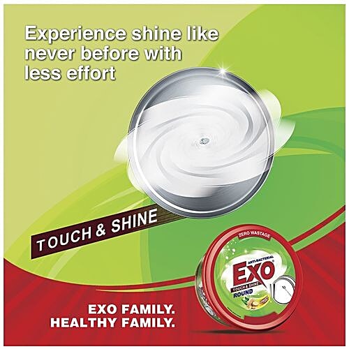 Buy Exo Dish Wash Round Anti Bacterial Withcyclozan 250 Gm Online At