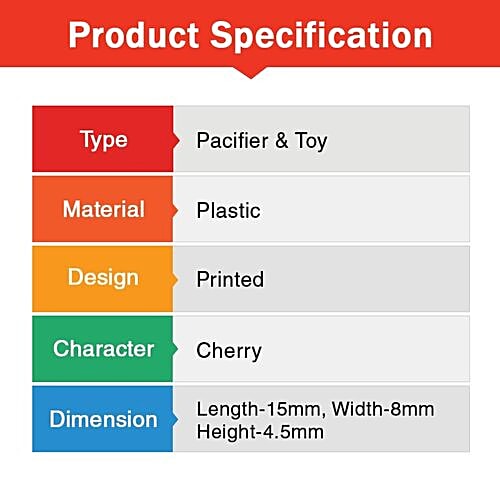 Pigeon Baby Silicone Pacifier Step 3 - Cherry, 1 pc  