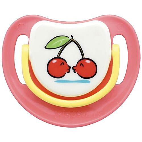 Pigeon Baby Silicone Pacifier Step 3 - Cherry, 1 pc  