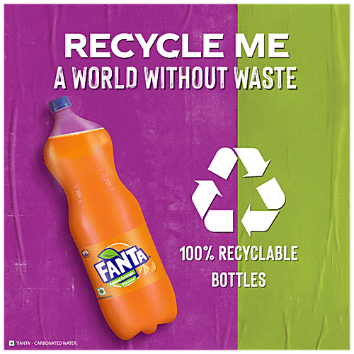 Fanta Soft Drink - Orange Flavoured, Refreshing, 1.75 L PET Bottle