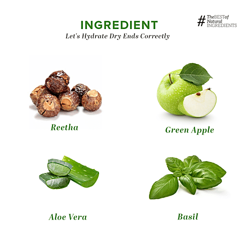 Khadi Natural Green Tea & Aloe Vera Hair Conditioner - Soothing & Renewing, SLS & Paraben Free, 210 ml