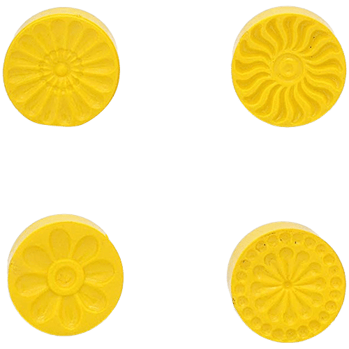 DS Peda/Sweet Fast Stamping - 5 Design, Assorted Colour, 5 pcs Food Grade Safe