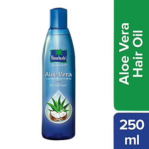 Parachute Advansed Aloe Vera, Enriched Coconut Hair Oil, For Soft & Strong Hair, 250 ml  