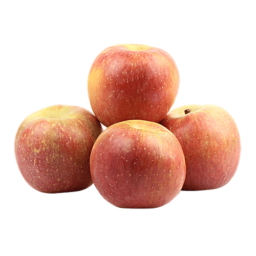Fresho Apple - Fuji, Regular, 4 Pcs (Approx.500g-650g)  