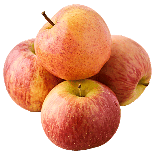 fresho! Regular Fuji Apple, 4 pcs Approx .550 g - 650 g 