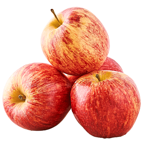 fresho! Apple - Royal Gala, Regular, 4 pcs (Approx .520 g - 600 g) 