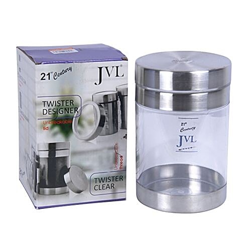 Buy Jvl Twister Clear Container Plastic With Ss Lid No3 Tc10 113 545 Gm