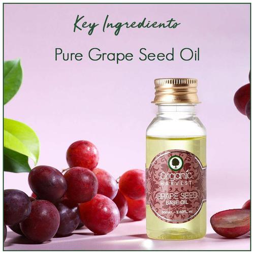 Organic Harvest Grapeseed Oil, 60 ml  Free From Pesticides