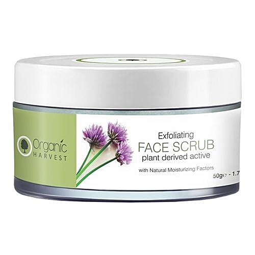 Organic Harvest Exfoliating Face Scrub, 50 g  