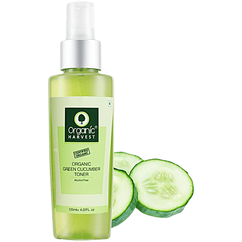 Organic Harvest Green Cucumber Toner, 125 ml