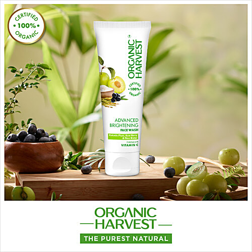 Organic Harvest Skin Lightening Face Wash, 100 g  