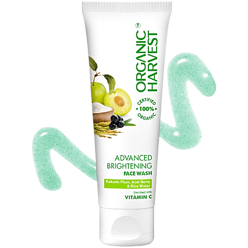 Organic Harvest Skin Lightening Face Wash, 100 g  