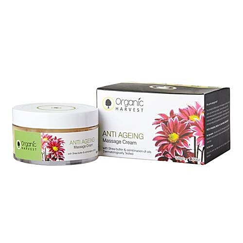 Organic Harvest Anti-Ageing Massage Cream, 50 g  