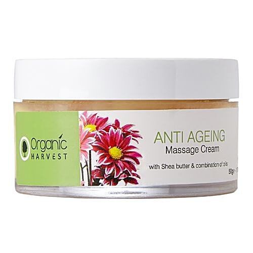 Organic Harvest Anti-Ageing Massage Cream, 50 g  