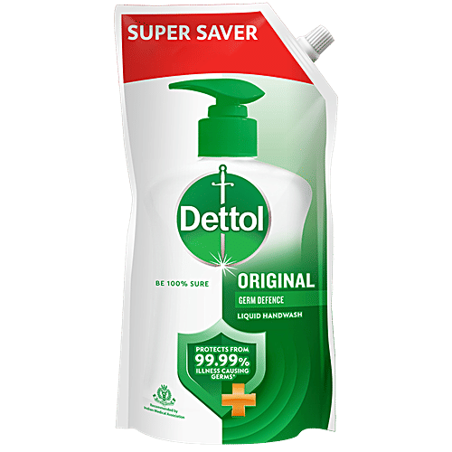 Buy Dettol Liquid Handwash Germ Protection Original Pouch 750 Ml Online