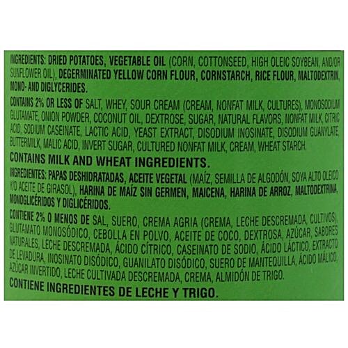 Pringles Imported Potato Crisps - Sour Cream & Onion, Imported, 158 g  Tangy Taste
 Crispy Texture