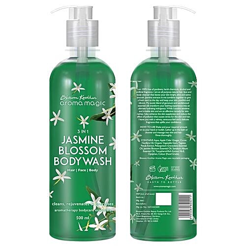 Aroma Magic  Bodywash - 3-In-1, Jasmine Blossom, 500 ml  