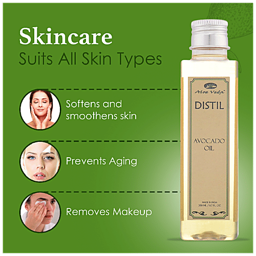 Aloe Veda Massage Oil - Avocado Oil, 200 ml  