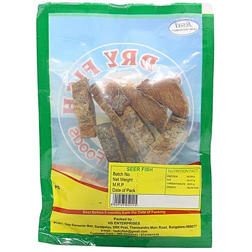 Buy Hs Dry Fish Seer Fish 100 Gm Online At Best Price of Rs 120 bigbasket