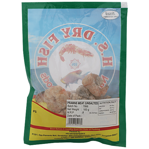 Buy Hs Dry Fish Prawnsunsalted 100 Gm Online At Best Price of Rs 110