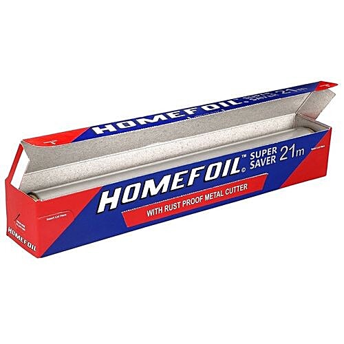 Buy Homefoil Aluminium Foil Food Wrapping Foil With Cutter 21 Mtr