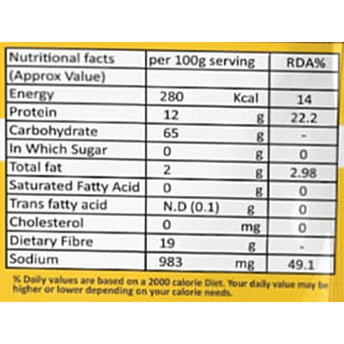 Gm Foods Masala - Mix Bedmi Puri Atta, 400 g  Zero Cholesterol & Trans Fat