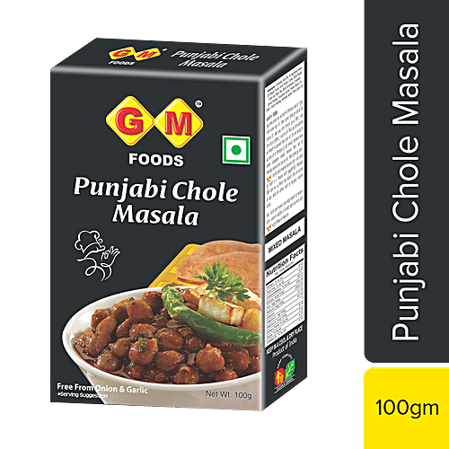Gm Foods Punjabi Chole Masala, 100 g  Free From Onion & Garlic