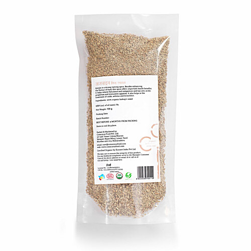 Buy Conscious Food Ajwain 100 Gm Pouch Online at the Best Price of Rs
