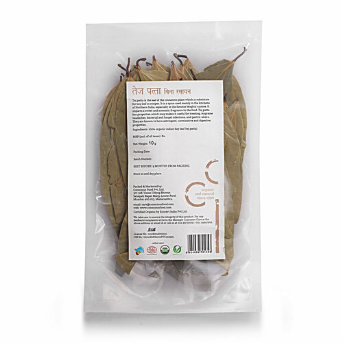 Conscious Food Tej Patta/Indian Bay Leaf, 10 g