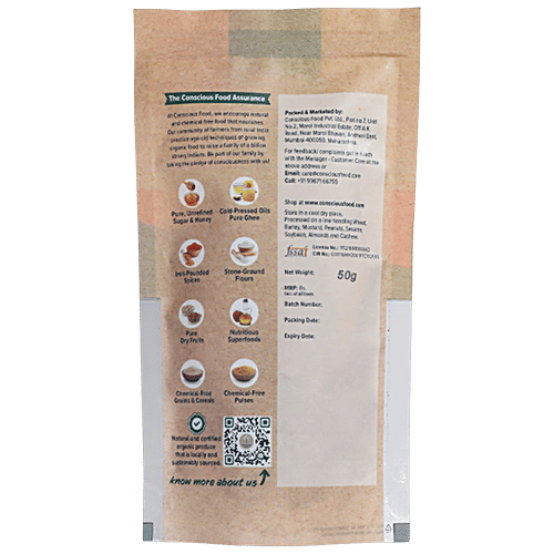 Conscious Food Cinnamon/Dalchini, 50 g