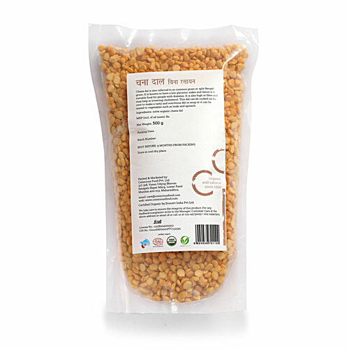 Conscious Food Chana Dal, 500 g  