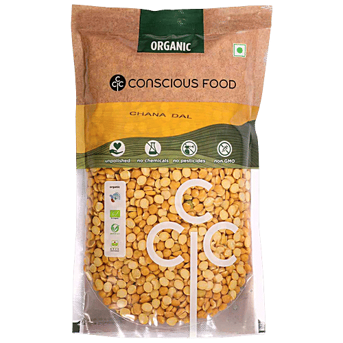 Conscious Food Chana Dal, 500 g  