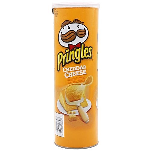 Pringles Potato Chips - Cheddar Cheese, 158 g  