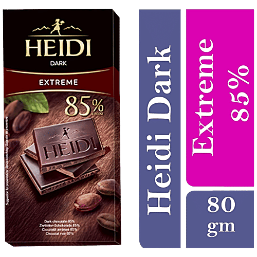 Heidi Extreme Dark Chocolate - 85% Cocoa, 80 g  