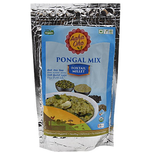 Aaha Oho Organic Pongal Mix - Foxtail Millet, 250 g  