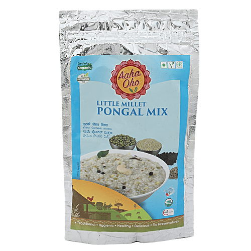 Aaha Oho Pongal Mix - Little Millet, 250 g Gluten Free, No Preservatives