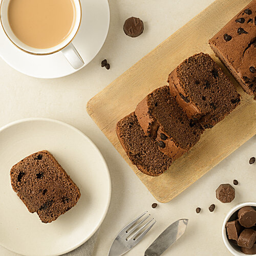 fresho! Signature Tea Cake - Choco Chip, 250 g  