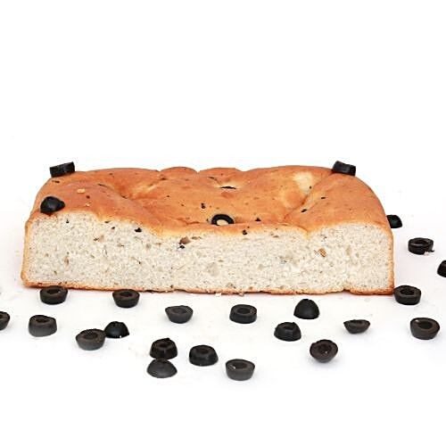 fresho! Signature Focaccia Bread - Olives, 200 g  