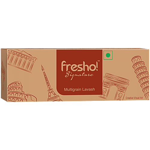 fresho! Signature Freshly Baked - Multigrain Lavash, 100 g  Zero Trans Fat