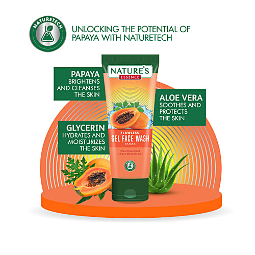 Buy Natures Essence Flawless Gel Face Wash Papaya Online at Best