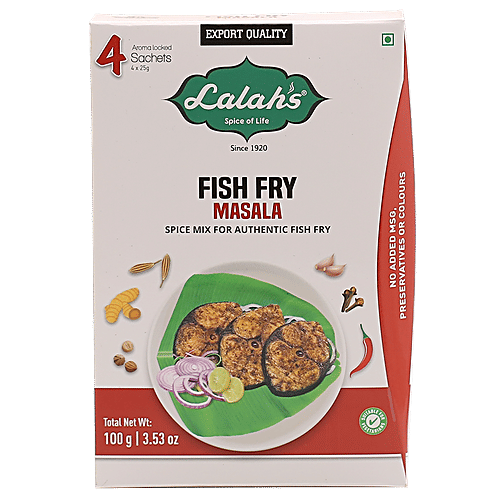 Buy Lalahs Masala Fish Fry 100 Gm Online at the Best Price of Rs null