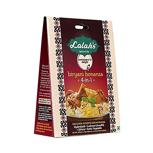 Buy Lalahs Biryani Bonanza 100 Gm Online at the Best Price of Rs null