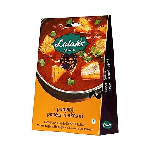 Buy Lalahs Punjabi Paneer Makhani 50 Gm Online at the Best Price of Rs