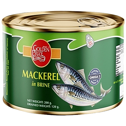Buy Golden Prize Canned Mackerel In Brine 200 Gm Online At Best Price of Rs 140 bigbasket