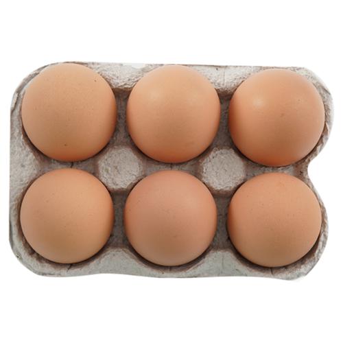 Fresho Farm Eggs - Brown, Medium, Antibiotic Residue-Free, 6 pcs  Antibiotic Residue-Free