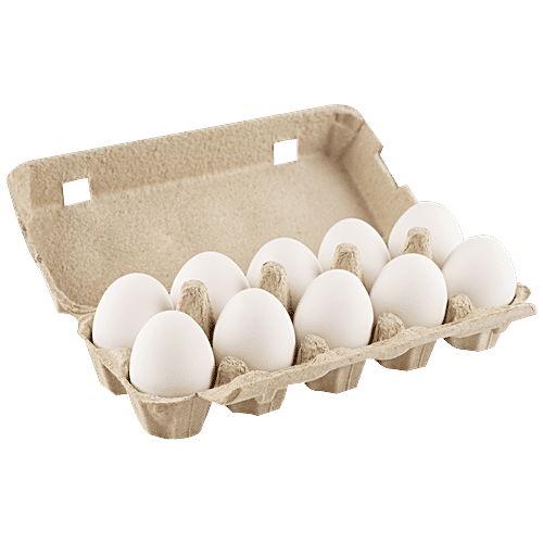 Buy Fresho Eggs White 10 Pcs Online at the Best Price of Rs 89 bigbasket